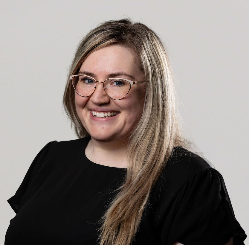 MFC Administrative Staff member Jennifer Tobias smiling into the camera for a headshot.